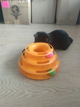 Toy Pet-Toy-Ball Carousel-Ball Track Cat-Supplies Three-Layer-Tower Baby Automatic