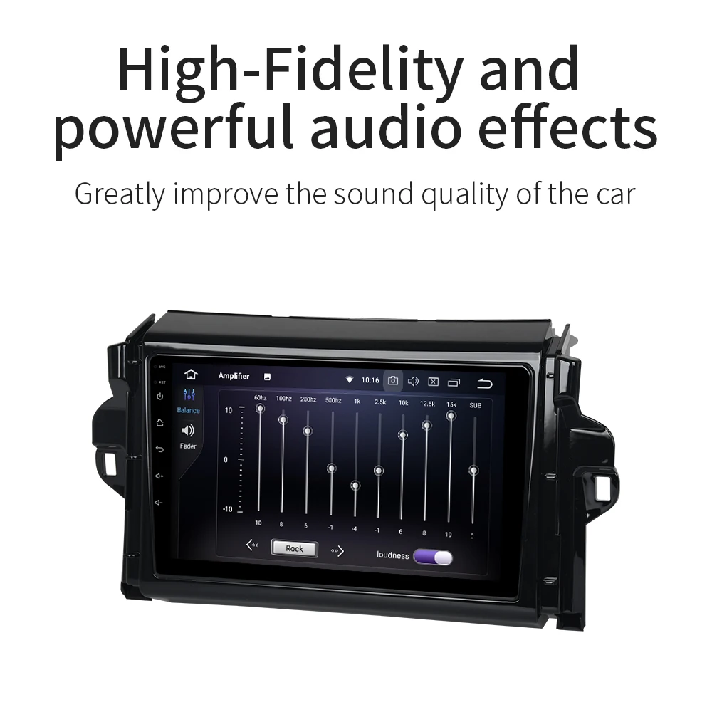 Dasaita TDA7850 Android 9,0 стерео для Toyota Fortuner радио gps навигация Bluetooth MP3 " ips экран