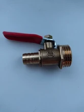 Ball-Valve Thread-Joint Fuel-Pipe Hose Barb Water-Oil 1pcbrass Female 12mm for 1/81/21/4