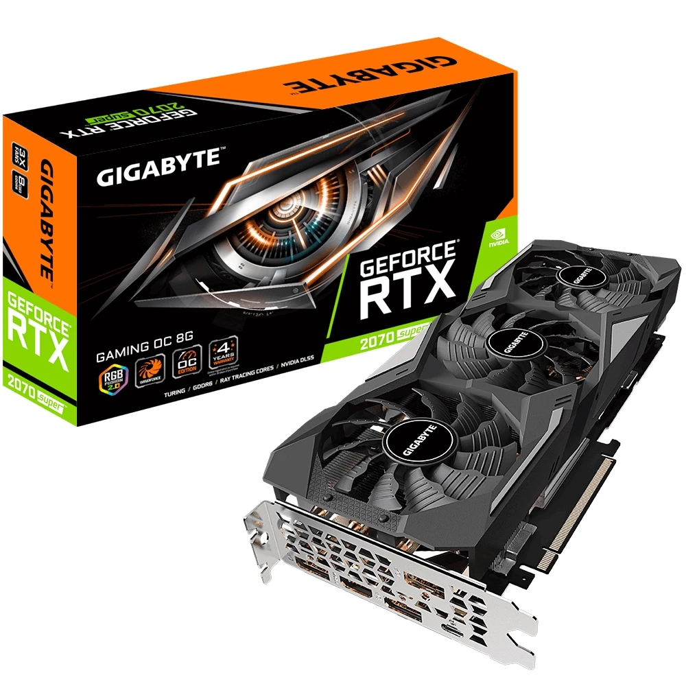 Видеокарта Gigabyte Gaming nVidia GeForce RTX 2080 Super 1815MHz 8192MB 15500MHz 256 bit RTL [GV-N208SGAMING-8GC]
