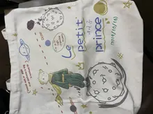 YXZ nuevo patrón de Principito bolsas de lona estilo japonés pequeño arte fresco bolso de hombro para las mujeres bolsas de compras Ins bolsa grande de Estudiante