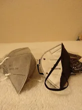 Máscara respiradora FFP2 KN95 de 5 capas para adultos, Mascarilla facial FFP3 con filtro, a prueba de polvo, reutilizable, FFP2