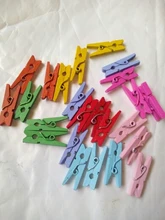 Clips de madera hechos en China, Clips de 25mm, 35mm, 45mm, 60mm y 72mm de Color, pinzas para fotos, pinza de ropa artesanal, Clips de decoración para escuela y oficina