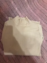 Women Sweater Pullovers Knitted Turtleneck Long-Sleeve Elasticity Streetwear-Top Multicolor