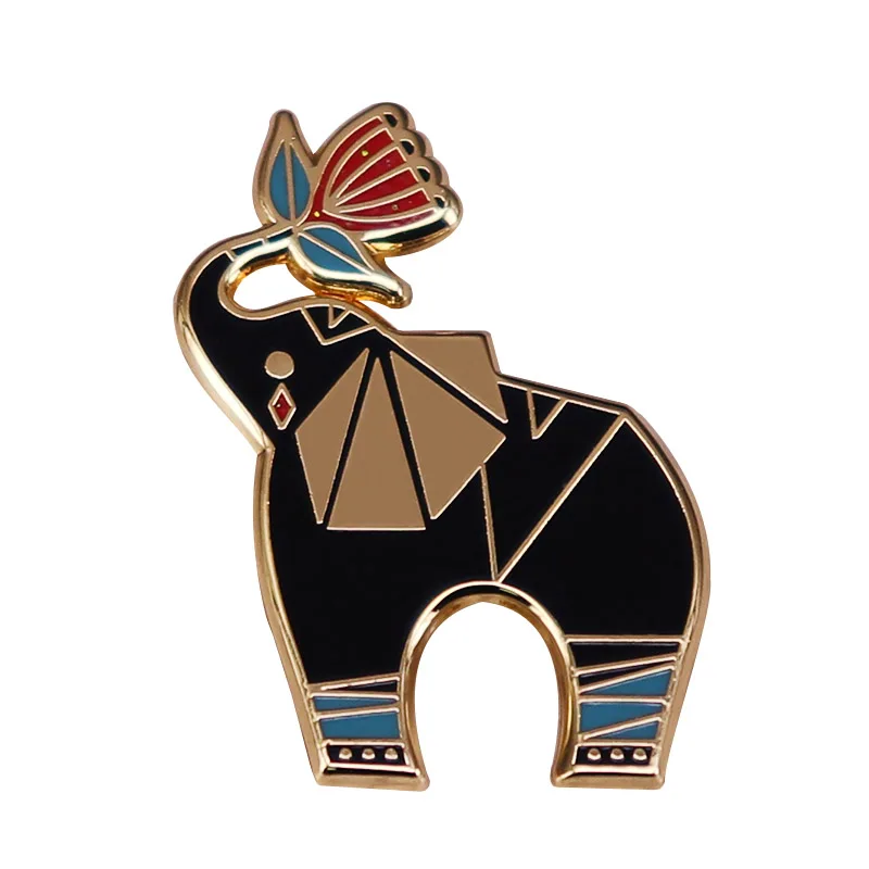 Good Luck Elephant Hard Enamel Pin Gift Brooches AliExpress