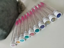 Extensor de pestañas, cepillo de CEJA desechable, diseño de tubo separado, aplicador de palo de rímel inferior de diamante encantador, nuevo