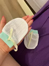 Manoplas para bebé, guantes de recién nacidos de algodón Natural, transpirables con cordón ajustable, guantes antiarañazos para bebé, accesorios para niño y niña, manopla