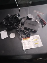 Buzzer Car Parking Sensor Kit Backup Radar Sound Alert Indicator Probe System 4 Sensors