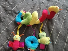 Cochecito de bebé en espiral, asiento de coche, juguete colgante de viaje para niños y niñas