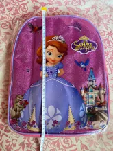 Disney 3 unids/set niños de dibujos animados de las niñas Elsa princesa mochilas lindo niños mochilas de los niños de la escuela bolsa