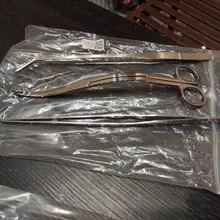 Trim-Tool-Kit-Set Scissor Tweezers Aquarium Live-Plants 3in1 Long-Handle