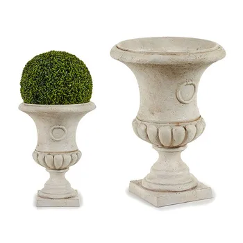 

Planter Cream Resin (40 x 54,5 x 40 cm)