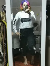 2021 primavera otoño mujer Streetwear carga sueltos pantalones de cintura alta pantalón de mujer 2 pieza Top de manga larga con pantalones Casuales