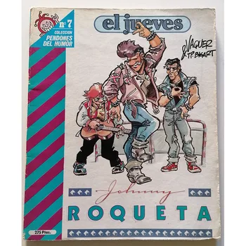 

BANNERS OF HUMOR JOHNNY ARUGULA N. 7, Year 1984, ED. On Thursday, 1st edition, author VAQUER & T.P. BIGART, COMIC SATIRICO