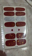 Stickers Decals Nail-Wraps-Strips Uv-Gel-Polish Full-Cover Manicure-Tool Colorful 16-Posts/1-Sheet