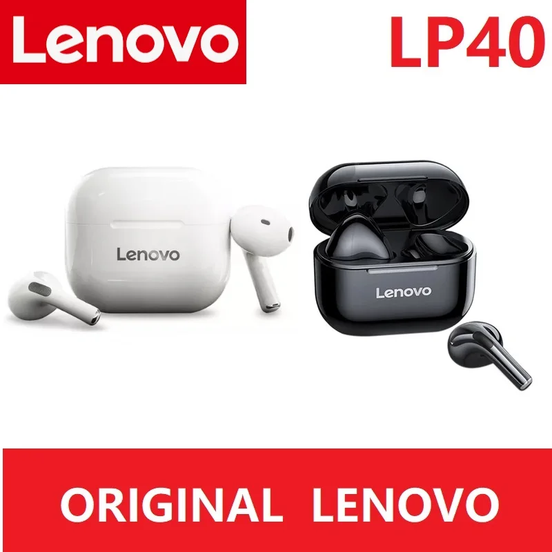 Беспроводные TWS-стереонаушники Lenovo LP40 с сенсорным управлением и двойной