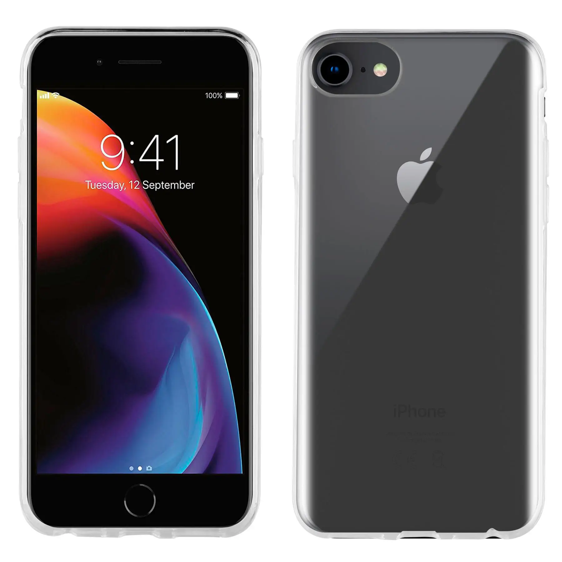 Muvit For Change case Apple Iphone Se/8/7 Recycletek Transp Smartphone cases, cases & holders