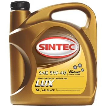 

Engine oil SINTEC LUX 5W-40 SL/CF 4 L