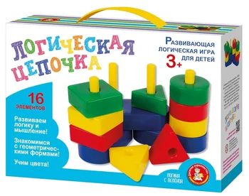 

Plastic game "logical chain"
