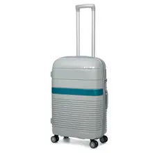 Чемодан пластиковый на четырех колесах BAUDET,(Размер M), 64 л