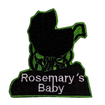 

4'' Rosemary's Baby Logo Embroidered Patch Horror Movie Woodhouse Mia Farrow Devil