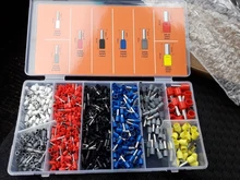 Wire-Terminal Crimp-Connector Uninsulated-Wire-End-Ferrules--M25 1200pcs/Box