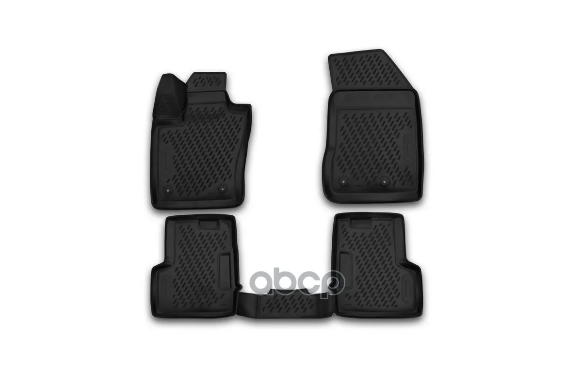 Коврики 3d В Салон Jeep Renegade,-, 4 Шт.(Полиуретан) ELEMENT арт. CARJEP00013