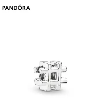 

Pandora charm silver 925 original "Хештег"