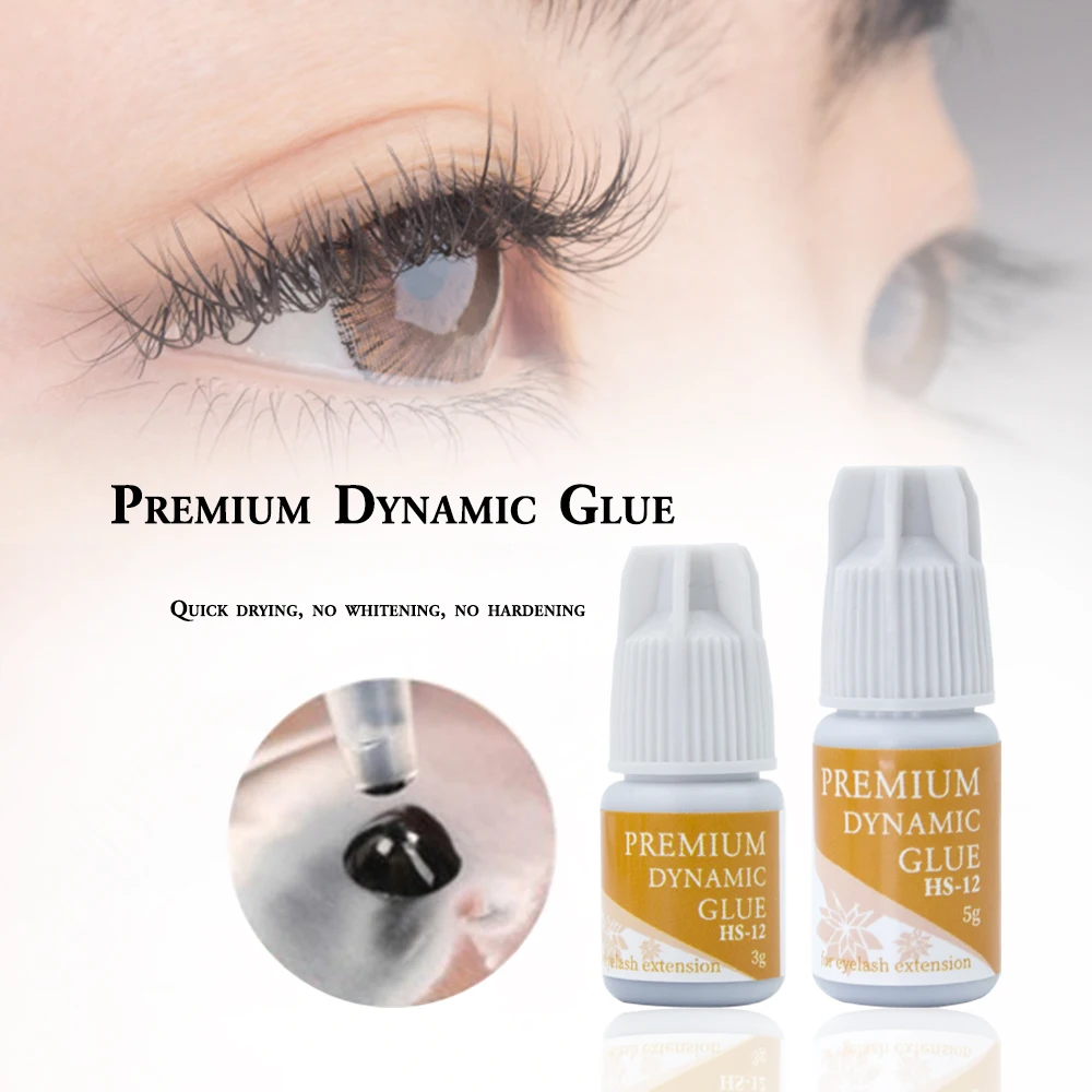 Eyelash Glue Original Premium Dynamic Glue Long Lasting HS 12 Glue 1-2 sec Dry Eyelash Extension