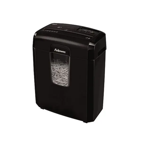 Измельчитель бумаги Micro Cut Fellowes 8Cd 14 л 4х35 мм черный|Шредеры| |