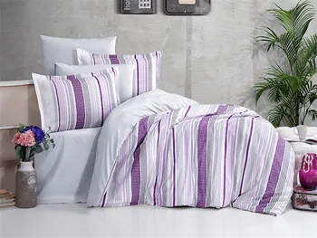 

Ranforce Multi Color 100% Cotton Quality Single Duvet Cover Set VENTA LİLA