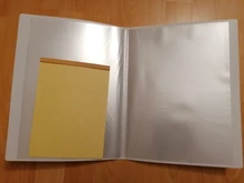 Libro de presentación A4 transparente con 60 bolsillos, Protector de hojas de página transparente, organizador de carpeta de papel para documentos