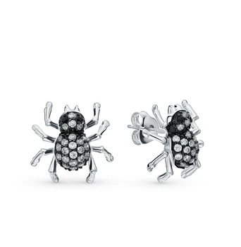 

Silver earrings with cubic zirconia sunlight sample 925