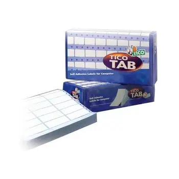

Box 1500 tab1-1499 sticker labels 149x97,2mm single lane ticoTICO38.76
