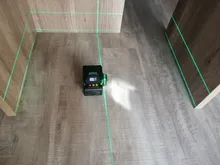 HILDA-Láser de autonivelación, dispositivo con línea para medir de manera horizontal, vertical y en cruz, multiuso, verde, 4D, 16 líneas