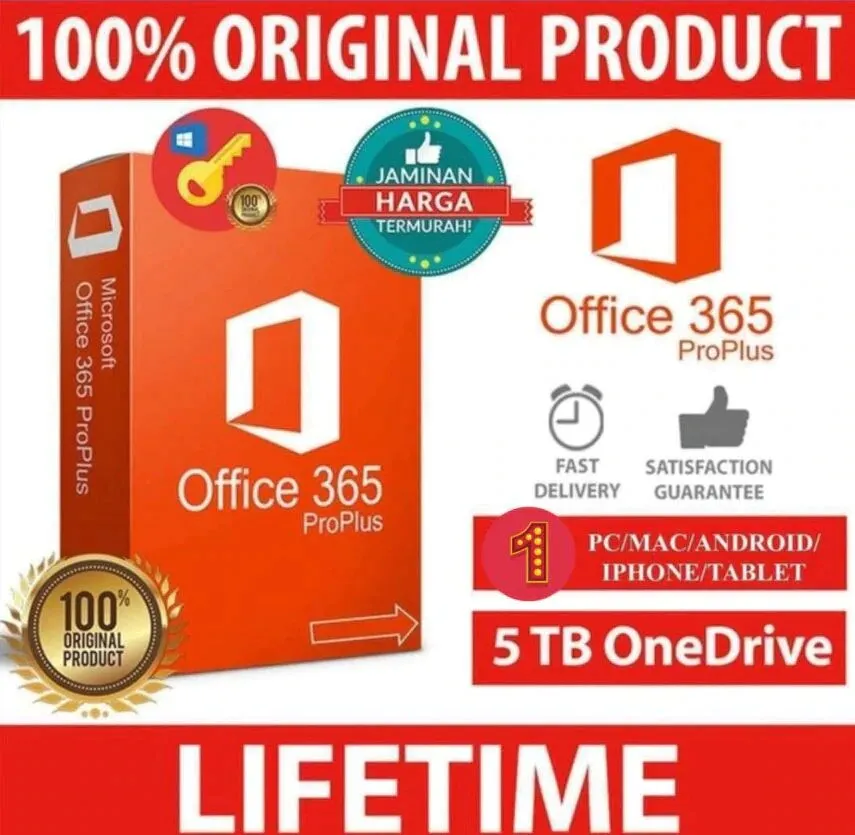 Office365 proplus Utilisateur✔️ 5 aparatos PC et Mac de 5 a✔️MultiLanguage
