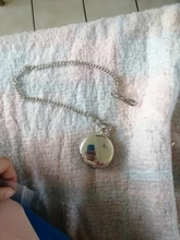 Reloj De bolsillo Retro De plata clásica para hombre, pulsera De mano De cuarzo pulido con cadena colgante, De bolsillo liso, regalo