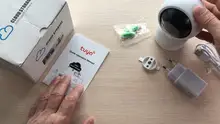 Cámara inteligente Tuya 1080P, alta definición, wifi, IP, con toma panorámica inclinada, audio bidireccional, cuidado del bebé, Amazon, Alexa, control de vídeo de voz, Google Home