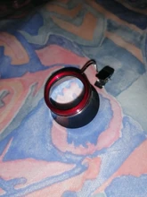 Lupa con Clip para gafas, 10 aumentos, herramienta de reparación de relojes de Color azul y rojo, lupas de lente de aumento, relojeros, herramientas para joyeros, rojo y azul