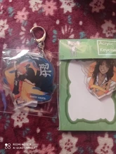 Llaveros de acrílico de doble cara, accesorios de Cosplay de Anime, el país de las Maravillas retorcido, joyería de corazones de rosa