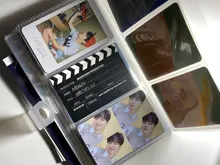 1pc 120 ranuras portadores de identificación PP mate tarjeta libro tarjetas de gran capacidad Clip billete colección de las existencias