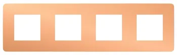 

UNICA studio copper/white frame 4-piece nu280857