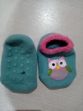 Calcetines de algodón para bebés, antideslizantes, de goma, con dibujos animados, para invierno y otoño