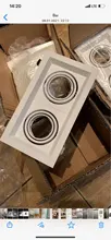 LED Downlight Fixtures Grille-Light Frame Gu10-Bulb Mr16-Fitting LEDIARY Recessed Double-Three