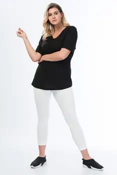 

Sans Textile Women 'S Cotton Fabric Elasticized Waist Leggings Pants 65 N15729