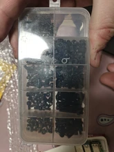 Surtido de tornillos de cabeza redonda, juego de tuercas Din912, M2, M2.5, M3, color negro, 300 unidades/lote