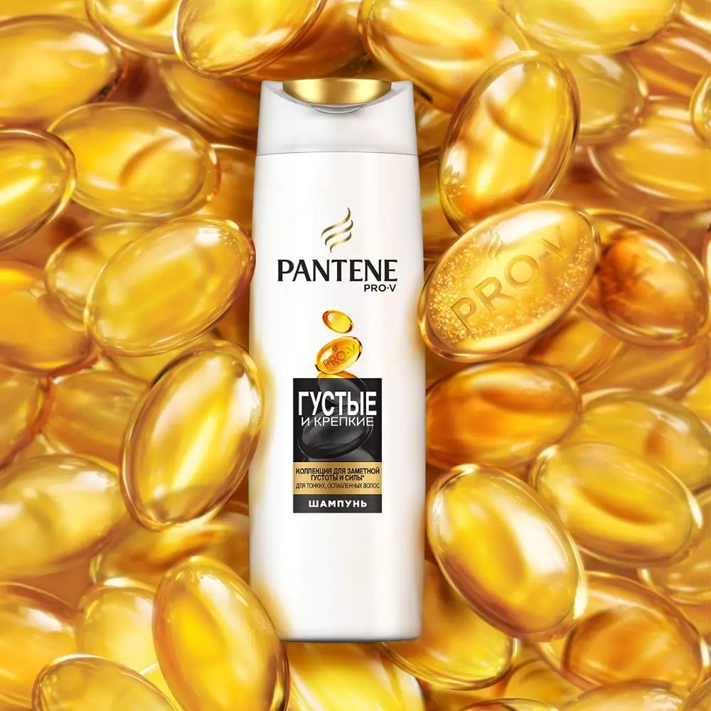 Шампунь Pantene Густые и крепкие 90 мл