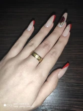 Letdiffery-anillo de acero inoxidable para hombre y Mujer, sortija con números romanos, Color dorado, para motorista