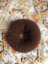 Donut de espuma mágica para hacer moños en el pelo, anillo grande fácil, herramientas de estilismo para el cabello, accesorios para el cabello para niña y mujer