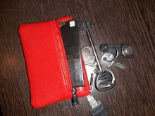 Monedero de cuero de moda para mujer, cartera para Cambio, Mini monedero con cremallera, carteras con llavero para niños, 2019